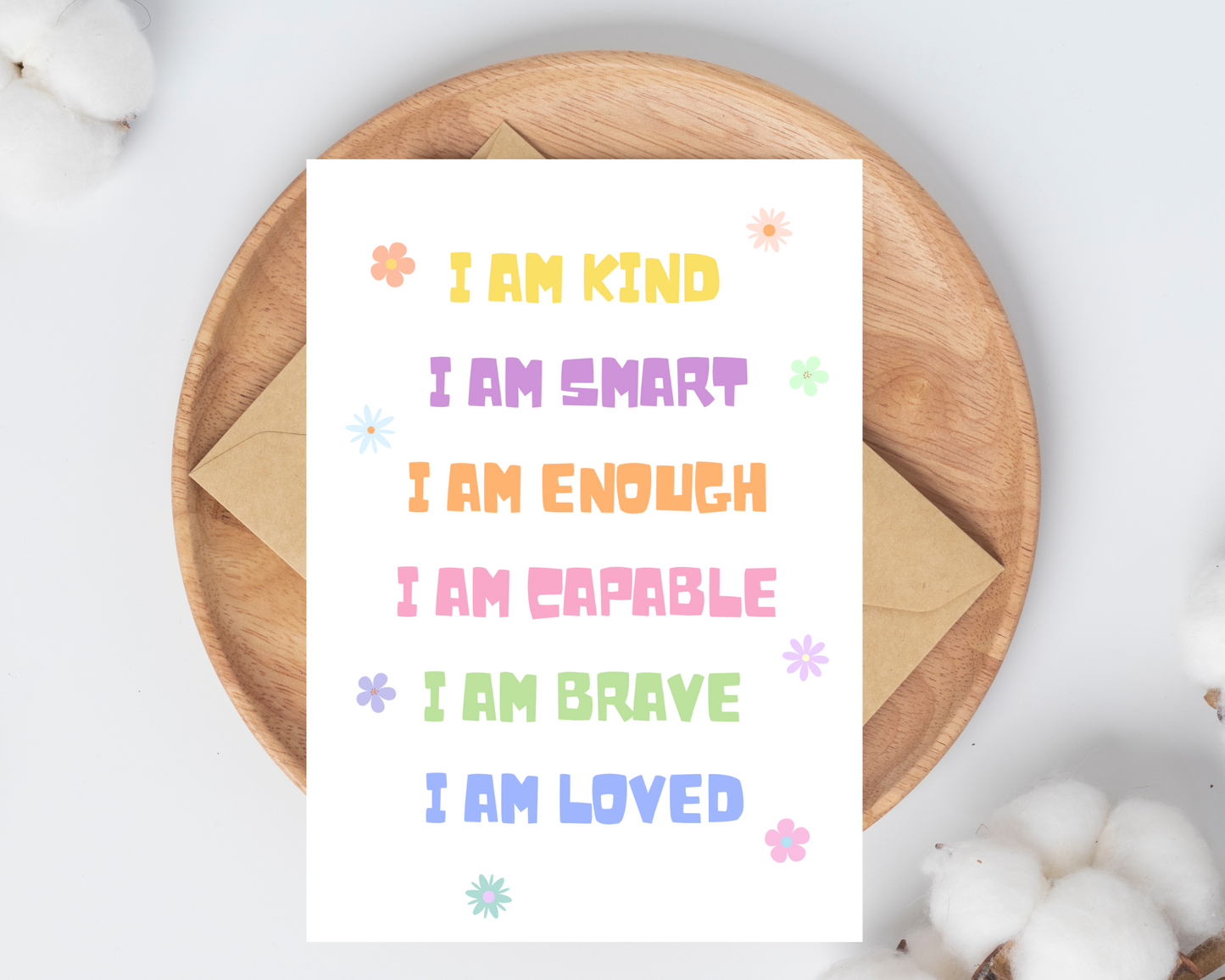 Affirmation Positive card