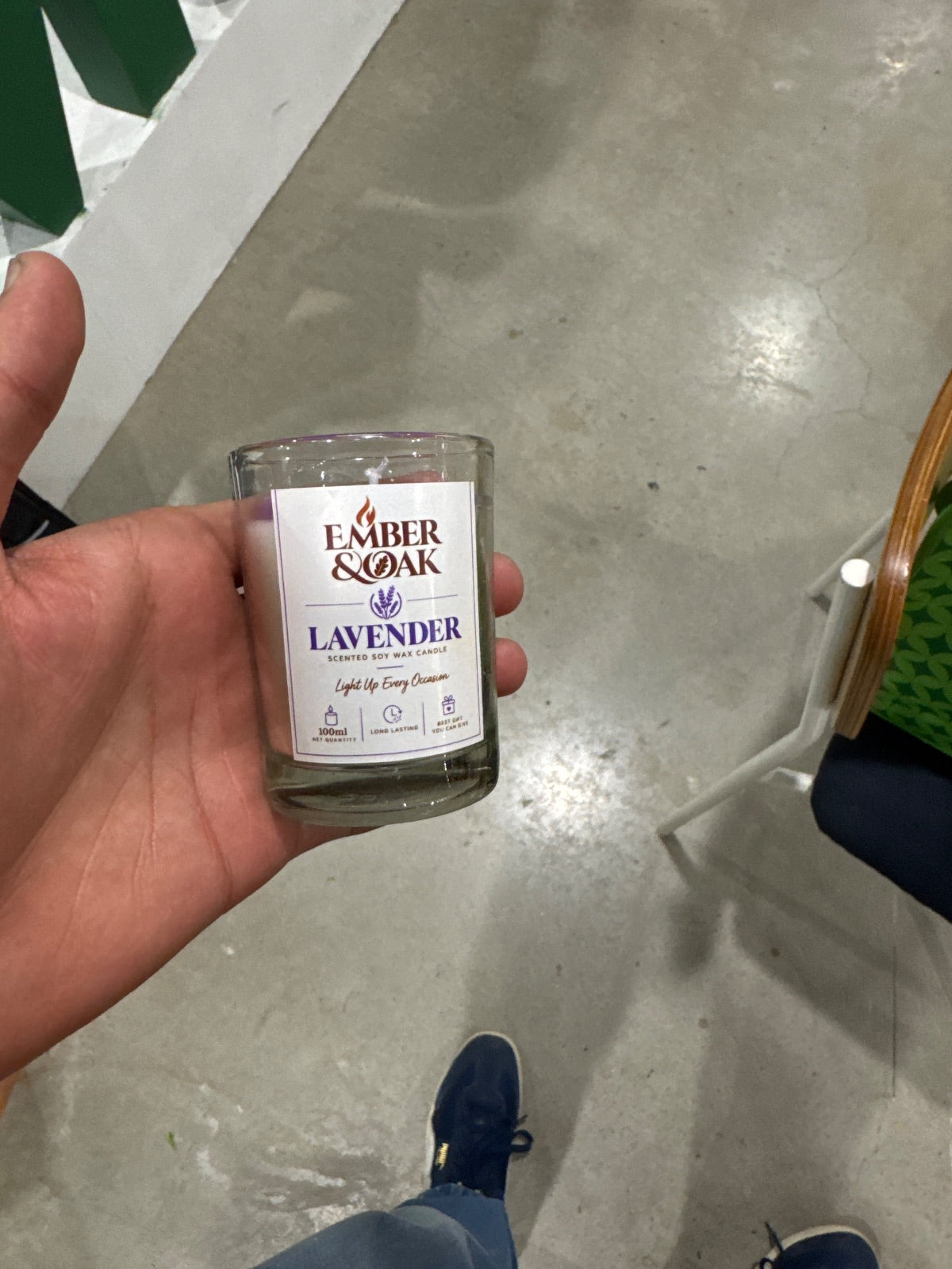 120 ml lavender scented candles
