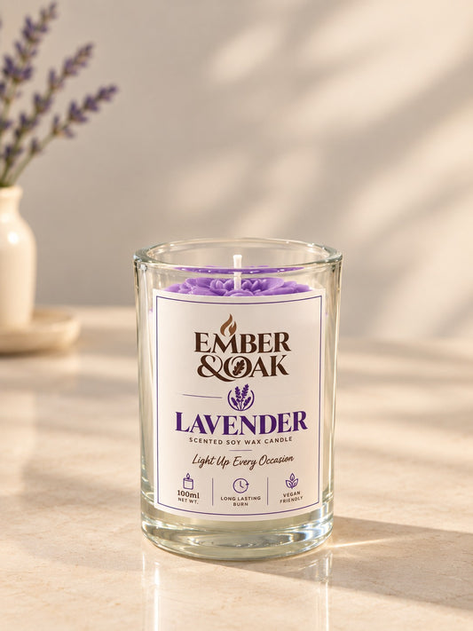 120 ml lavender scented candles